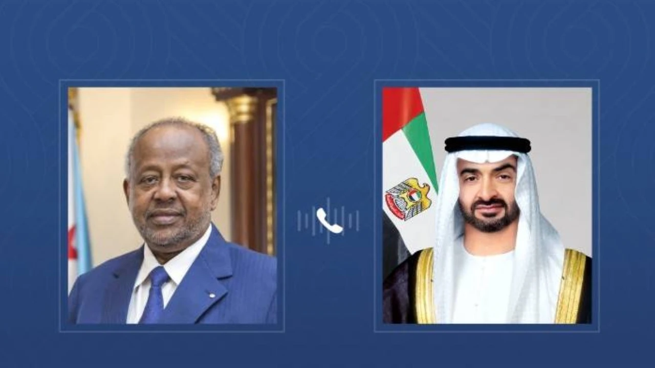 رئيس جيبوتي يدين في اتصال هاتفي الاعتداءات الإيرانية على أراضي الإمارات